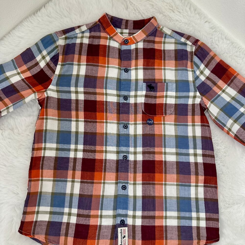 ABERCROMBIE KIDS BOYS LONG-SLEEVE BUTTON-DOWN SHIRT